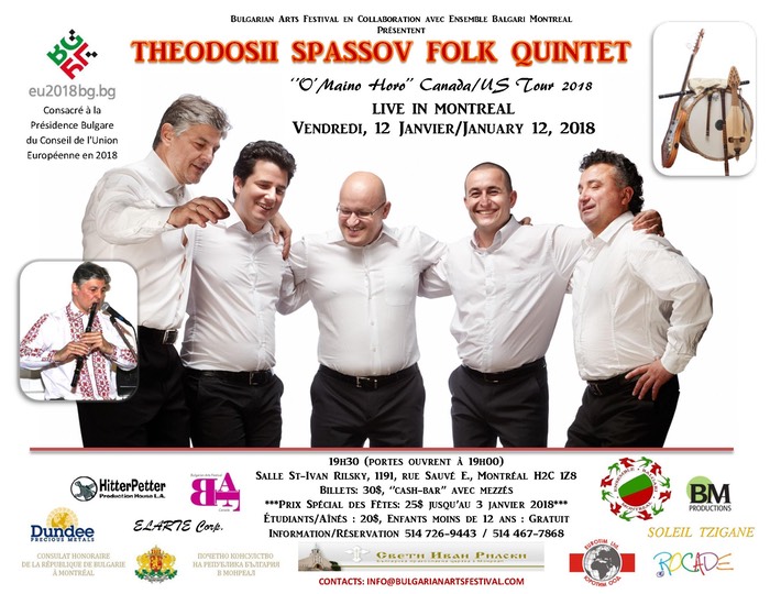 Theodosii Spassov Folk Quintet - Live in Montreal Official Poster